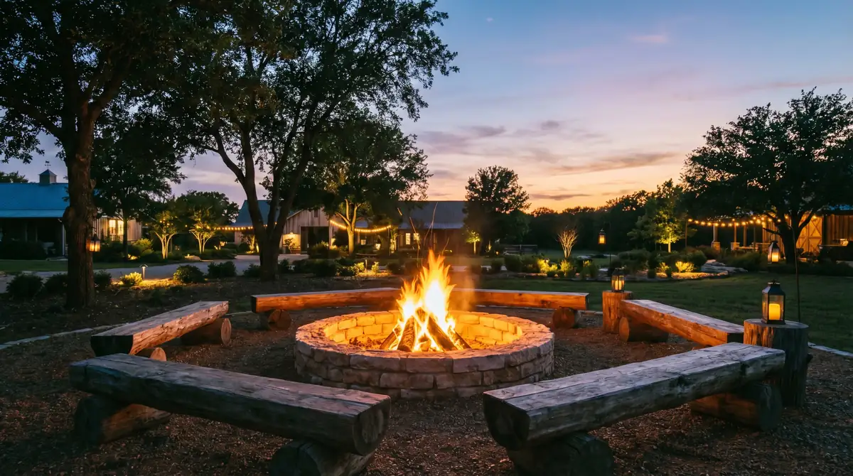 Bonfire & Campsite Area