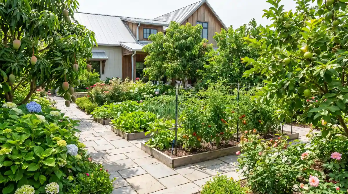 Private Garden & Orchard
