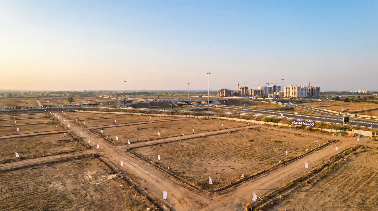 Region and connectivity — land for sale Amaravati AP