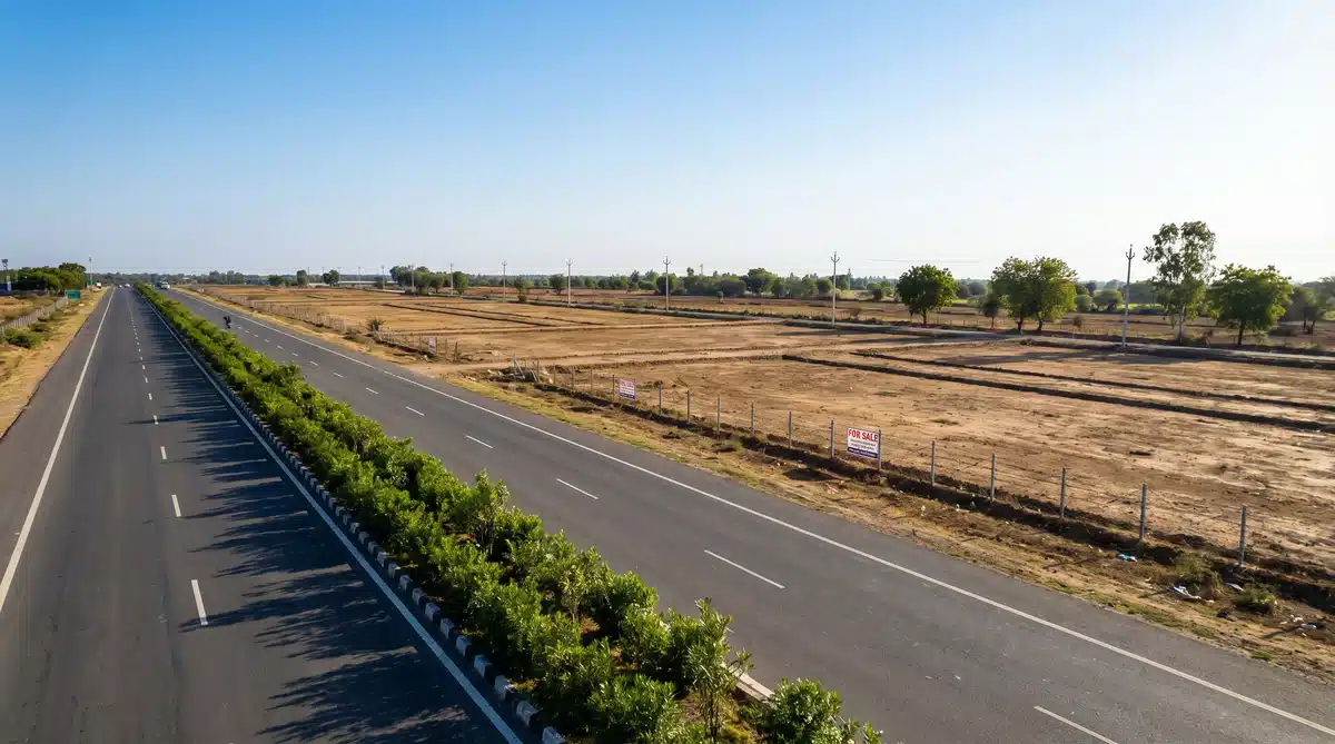 Land in Kaza — open plots and greenfield layouts with road access